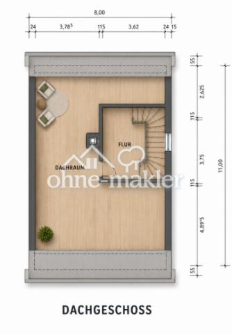 Grundriss Dachgeschoss