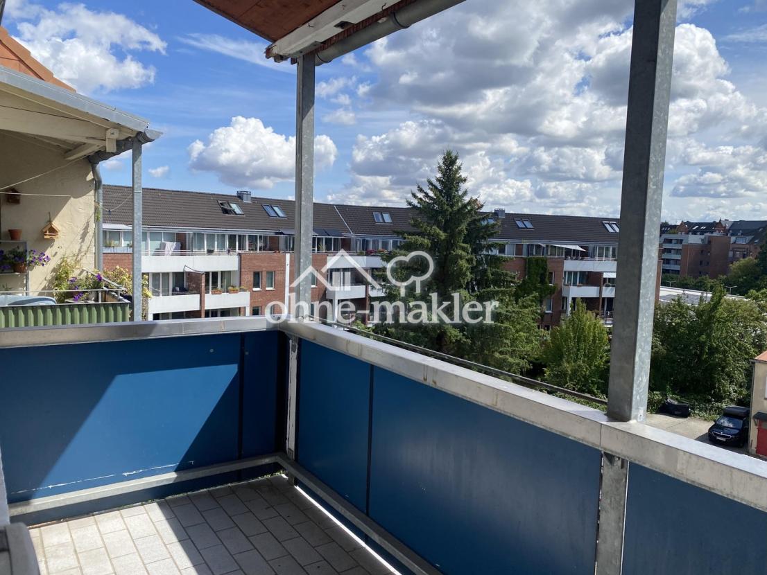 Überdachter Balkon