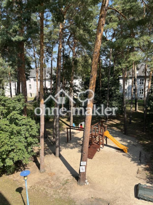 Blick vom Balkon