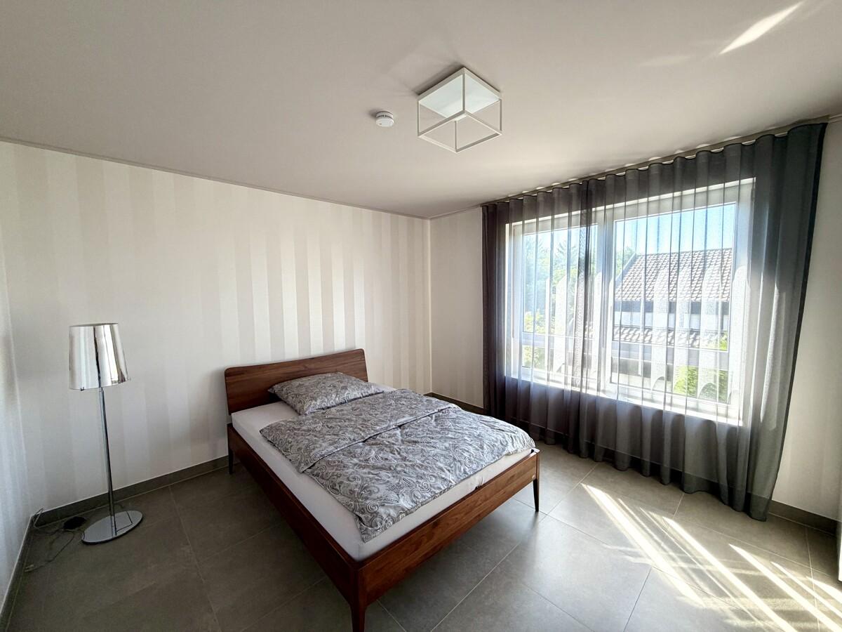 Blick ins Schlafzimmer
