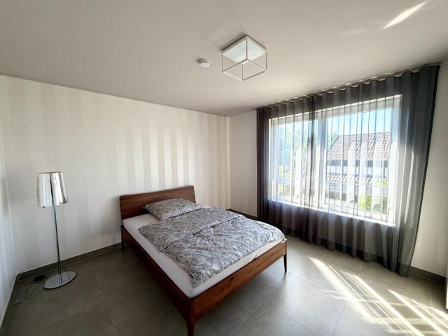 Blick ins Schlafzimmer
