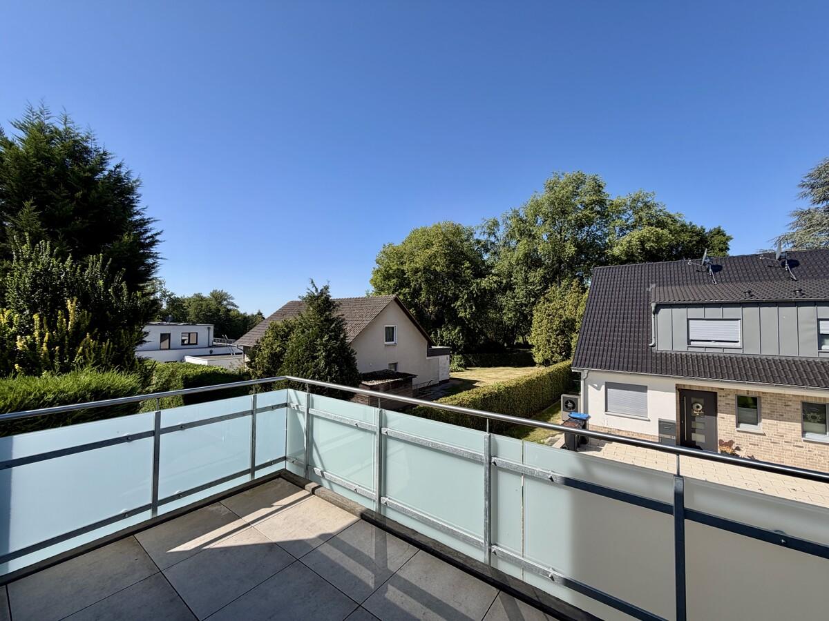 Blick vom Balkon