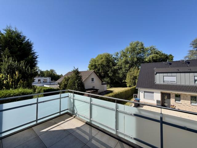 Blick vom Balkon