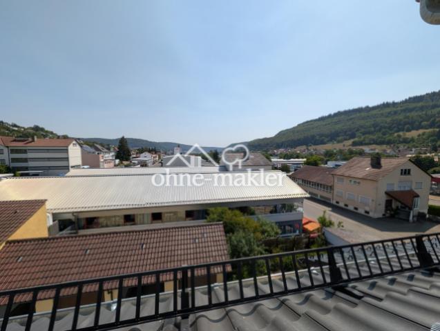Blick aus der Wohnung