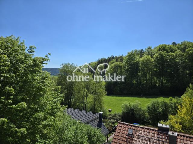 Blick vom Balkon