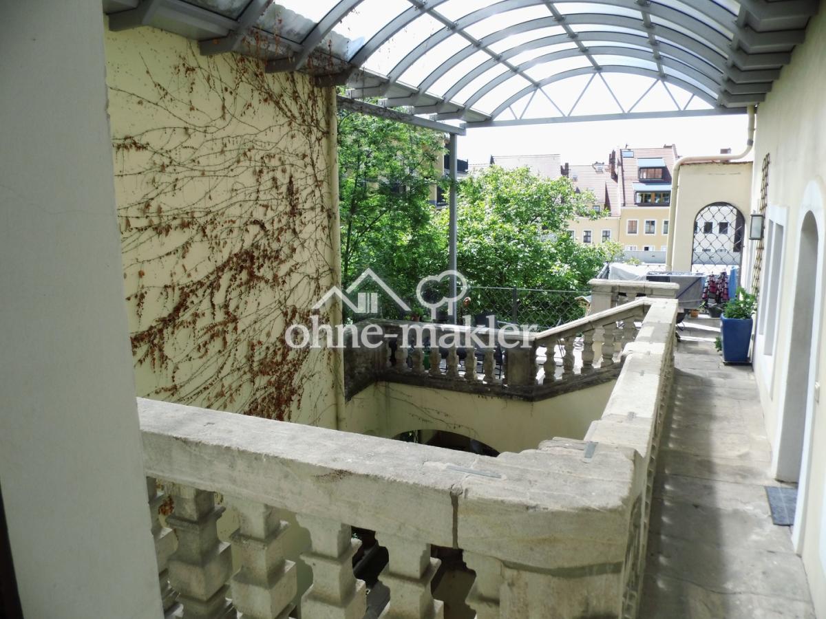 Blick auf Terrasse