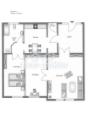Grundriss 3 Zimmer Wohnung 