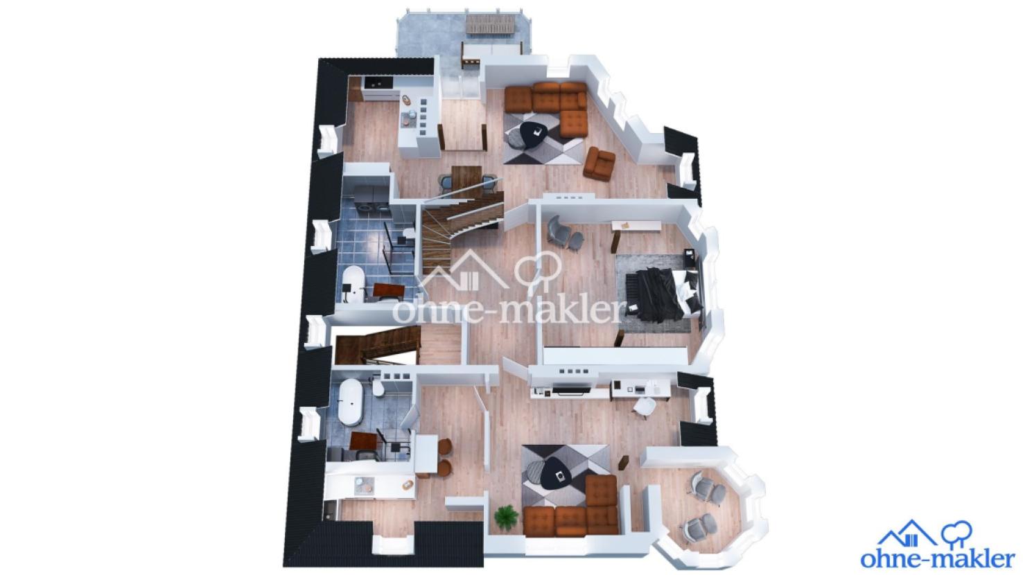 Grundriss Wohnung  2. OG