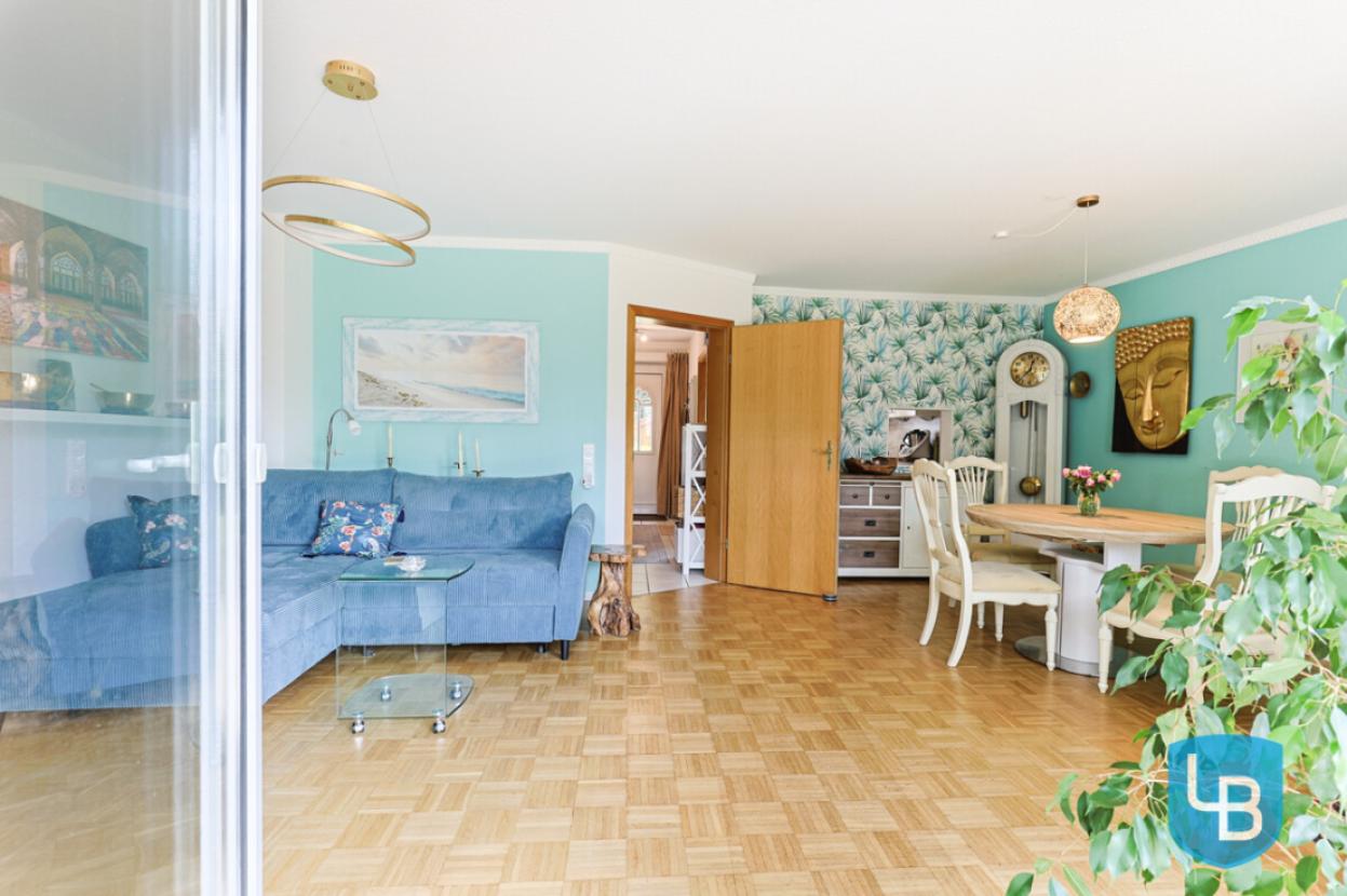 Blick ins Wohnzimmer