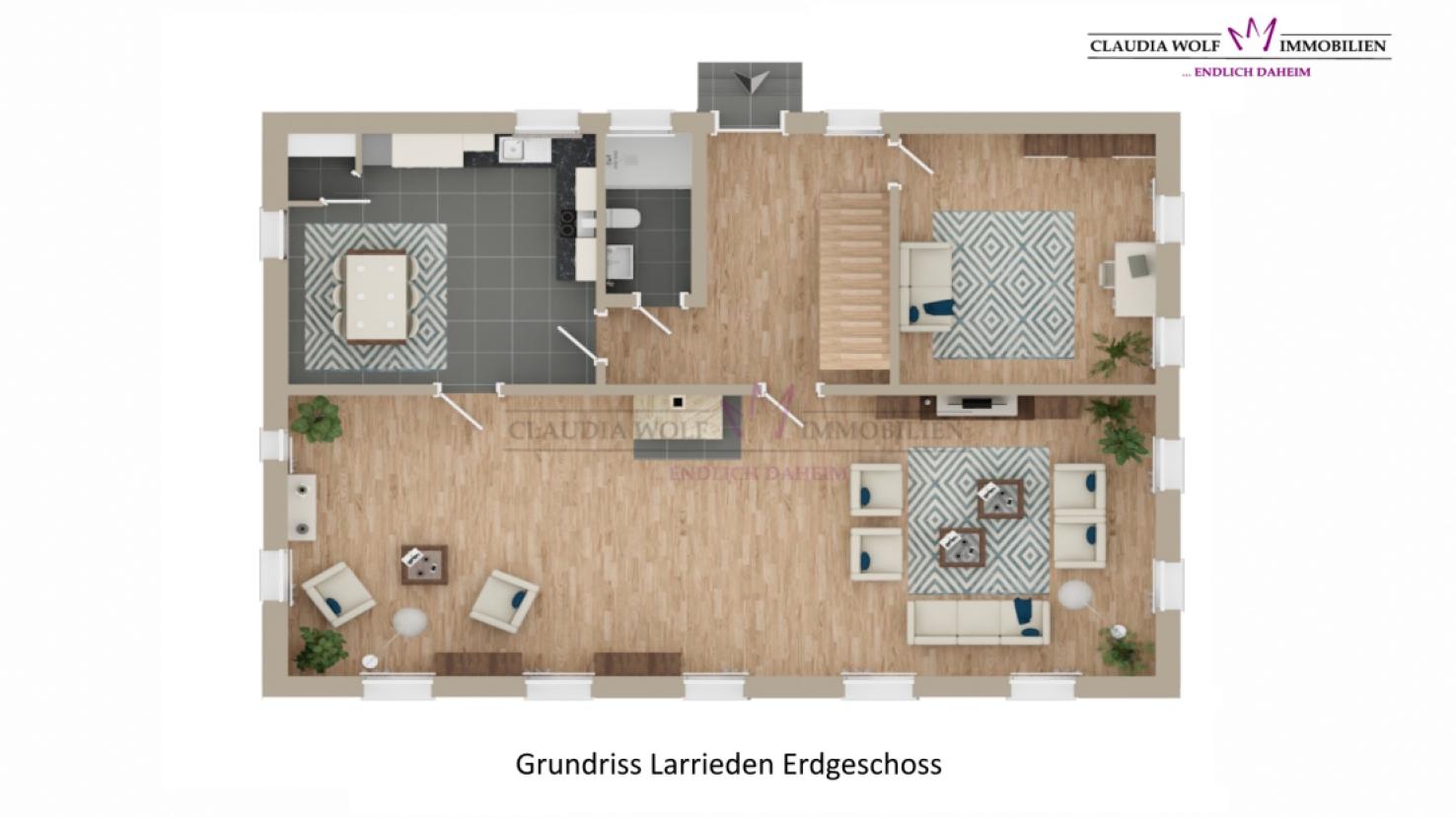 Grundriss Larrieden Erdgeschoss