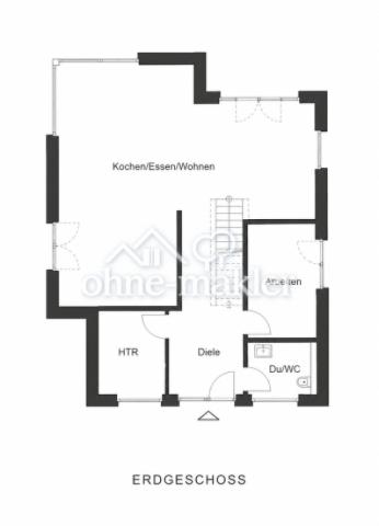 Vereinfachter Grundriss EG