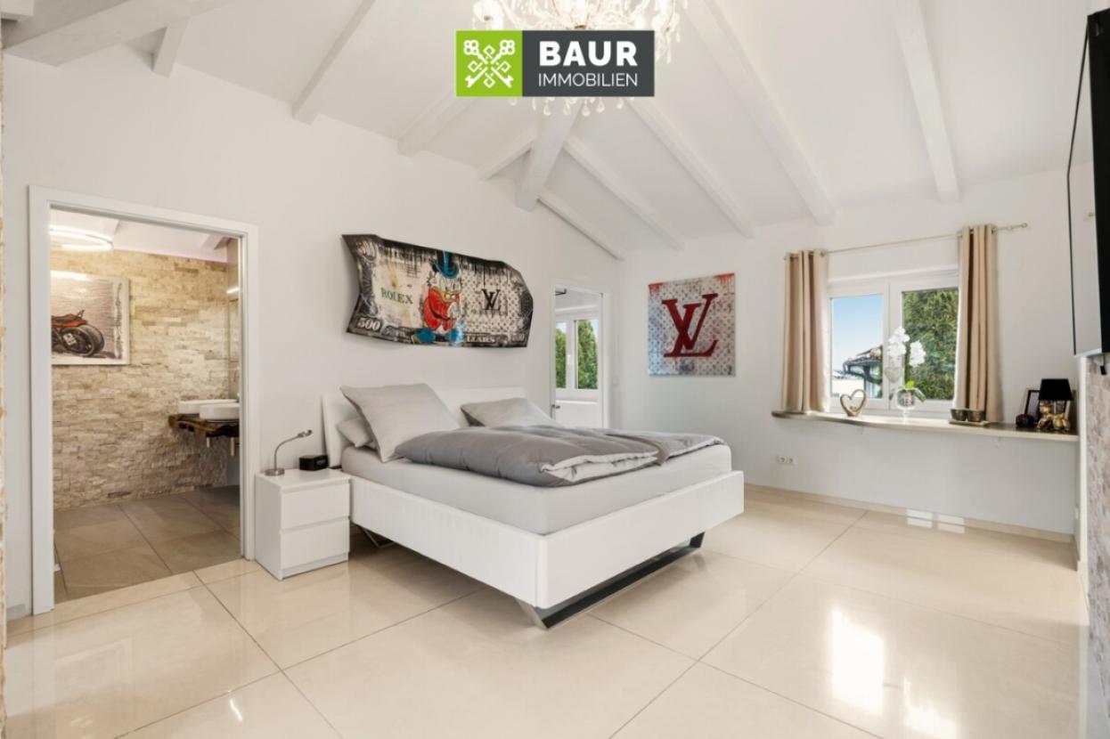 Schlafzimmer mit Bad en Suite