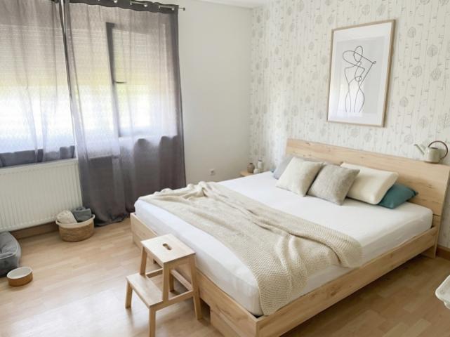 So könnte Ihr Schlafzimmer aussehen! (KI-geniert) - Die Immobilie wird unmöbliert übergeben.