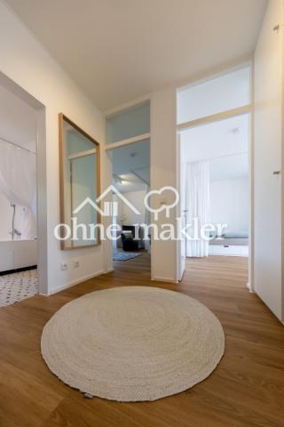 Flur mit Blick auf die Zimmer