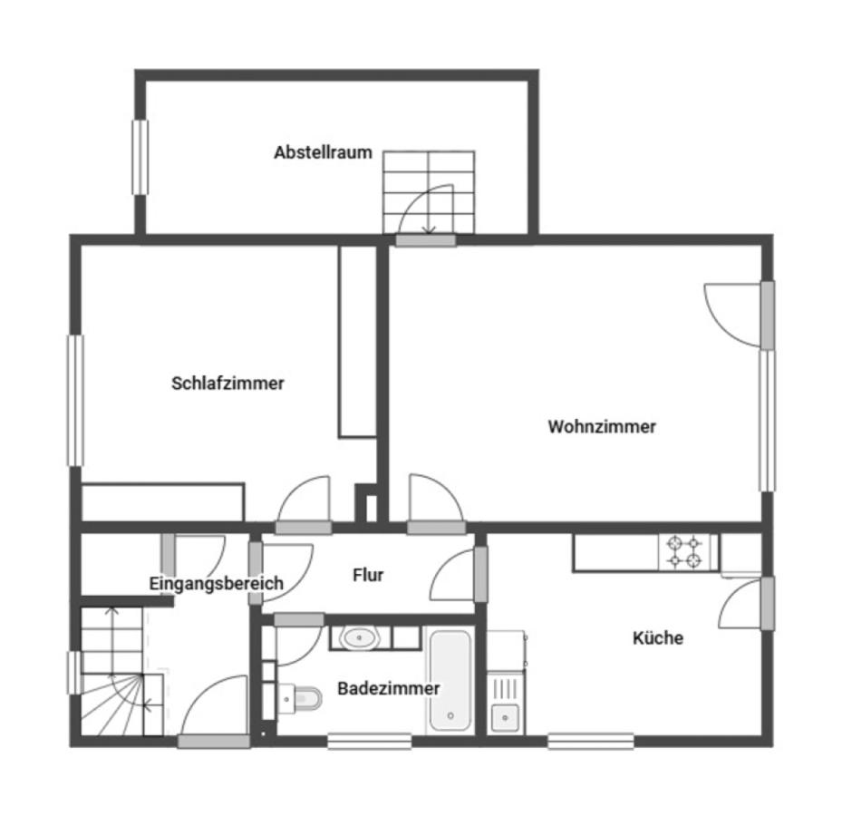 Grundriss Skizze EG