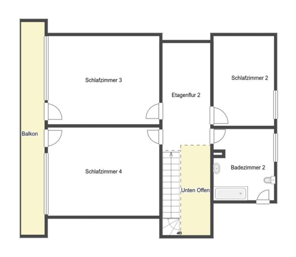 Grundriss Skizze 2.OG