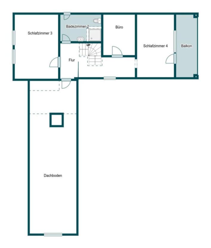 Grundriss Skizze 1.OG