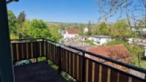 Blick vom Balkon