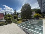Blick vom Balkon