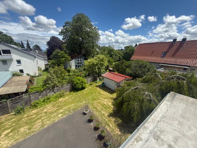 Blick vom Balkon