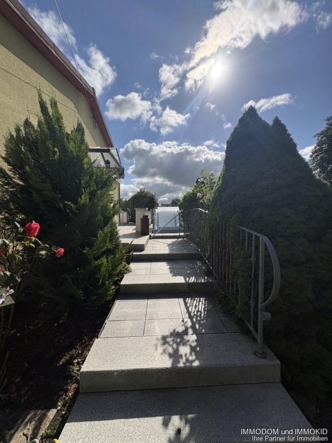 Treppe zum Haus