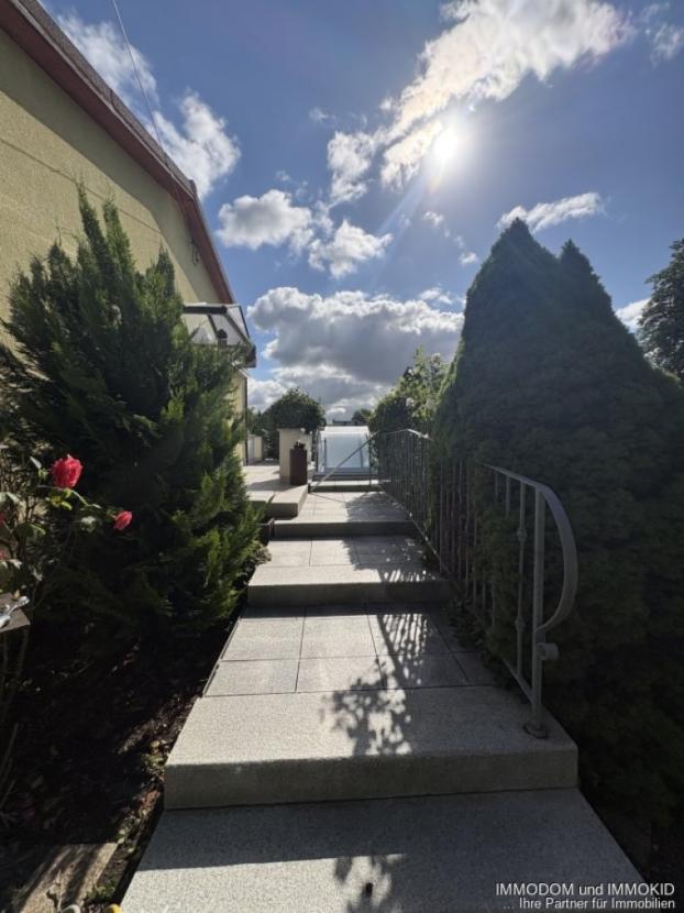 Treppe zum Haus