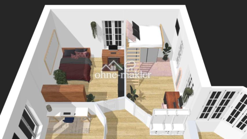 Grundriß Zimmer 3 und 4