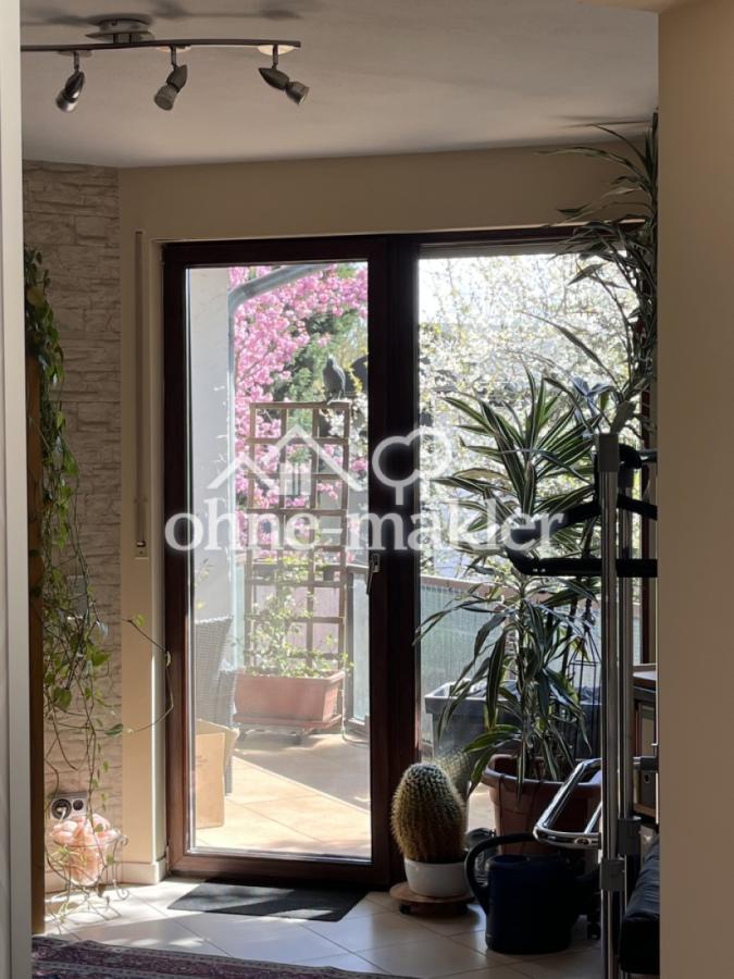 Blick auf den kleinen Balkon