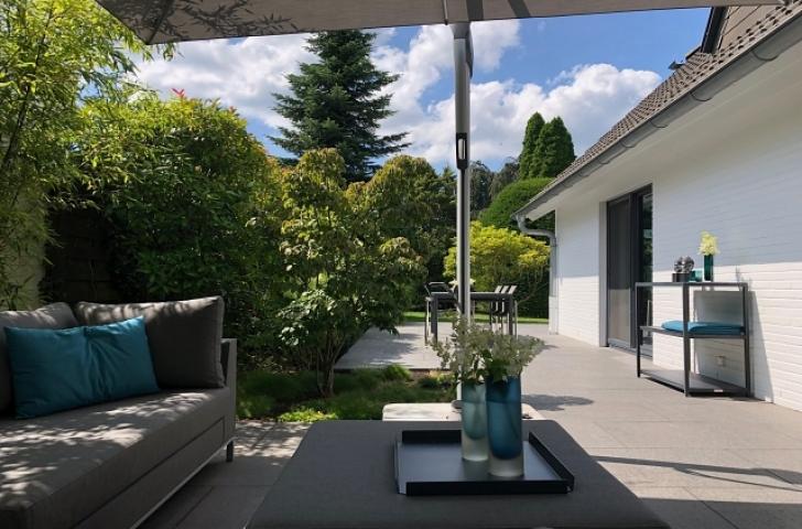 Seitensicht Terrasse