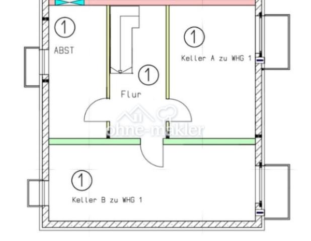 Grundriss Souterrain