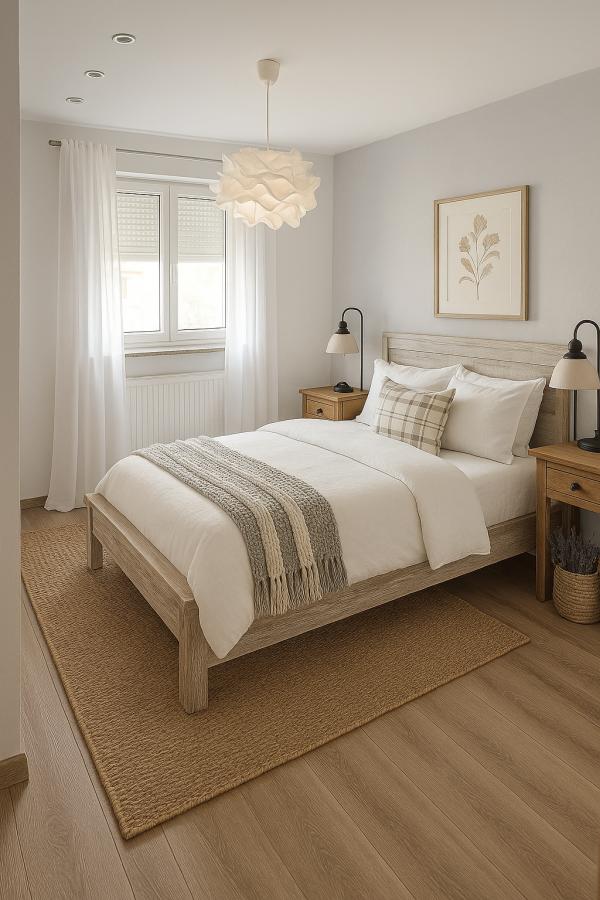 Schlafzimmer + KI-Einrichtung