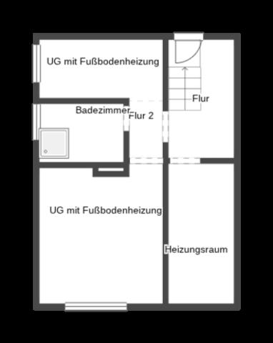Grundriss Skizze UG