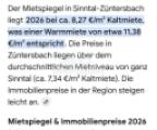Mietspiegel Züntersbach