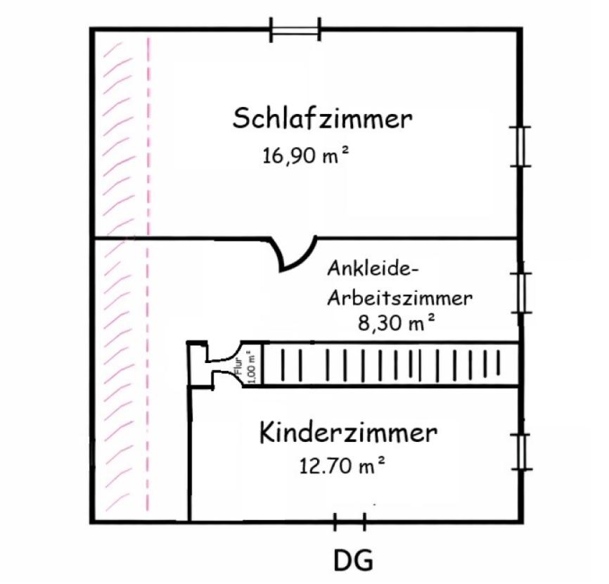 Grundriss Dachgeschoss