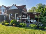Rückansicht Haus mit Anbau