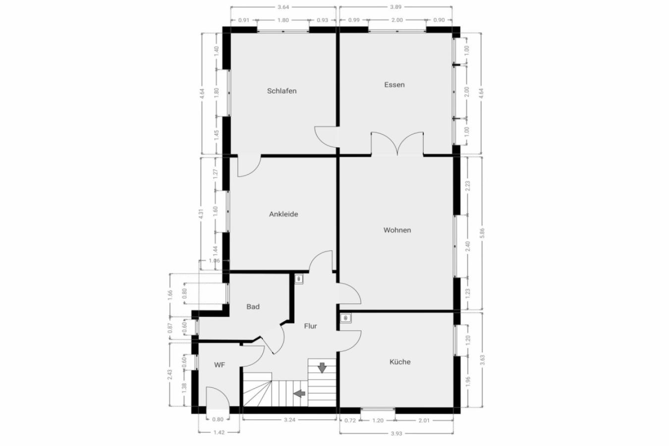 Grundriss Skizze EG