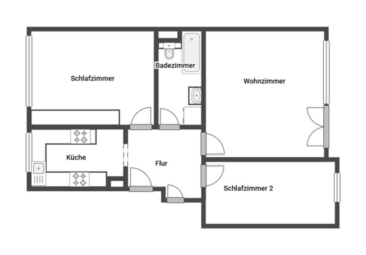 Grundriss Skizze