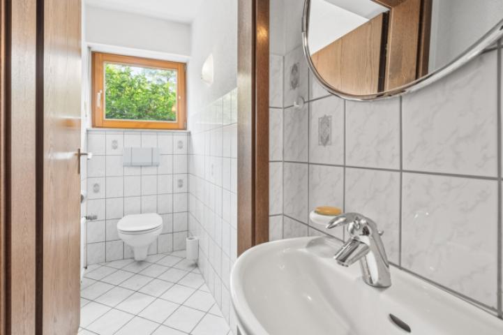 WC im Erdgeschoss