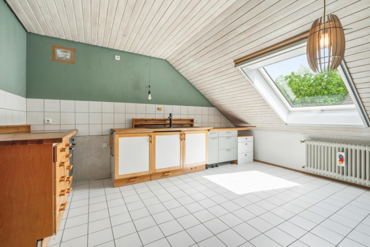 Küchenzeile im Obergeschoss