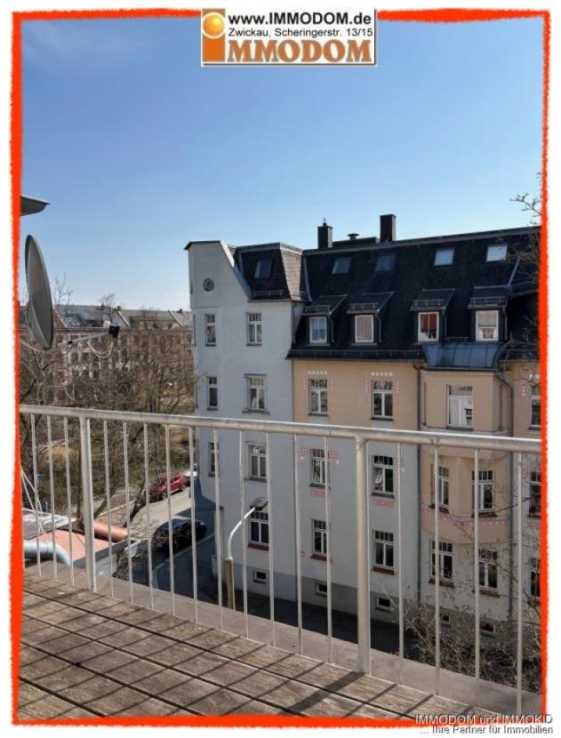 Blick vom Balkon