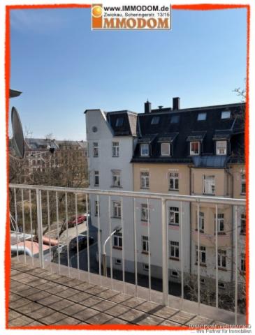 Blick vom Balkon