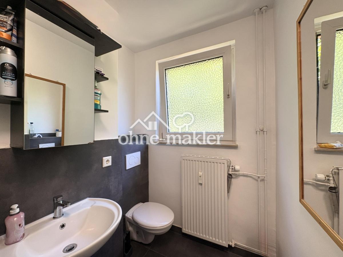 Badezimmer mit Tageslicht