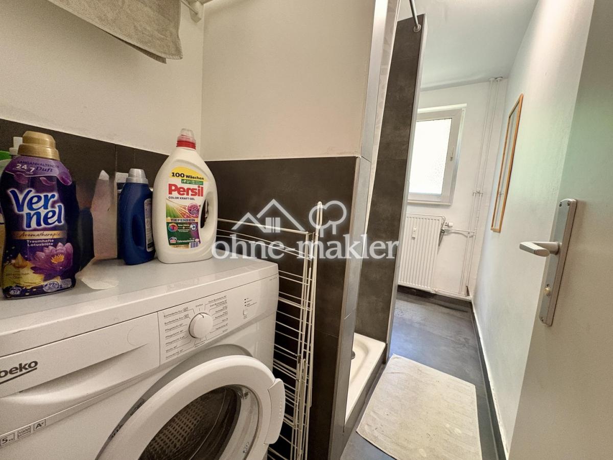 Waschmaschine im Badezimmer