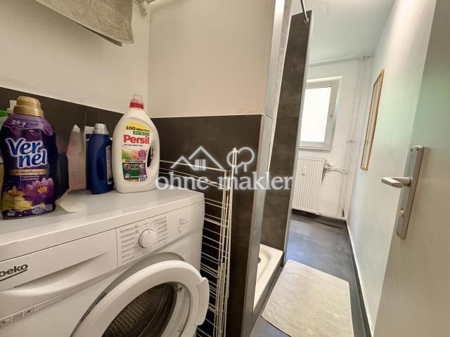 Waschmaschine im Badezimmer