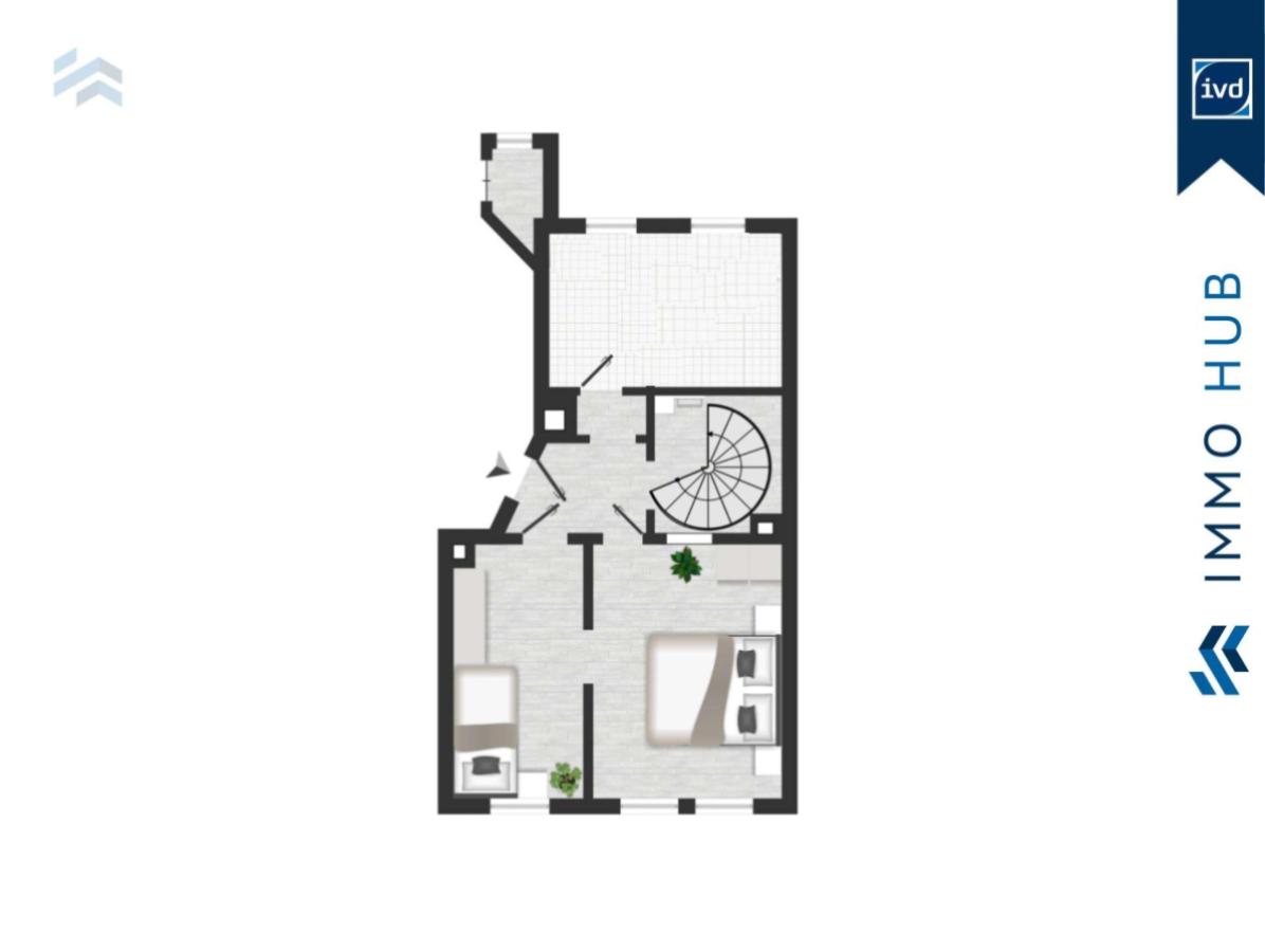 Grundriss untere Etage