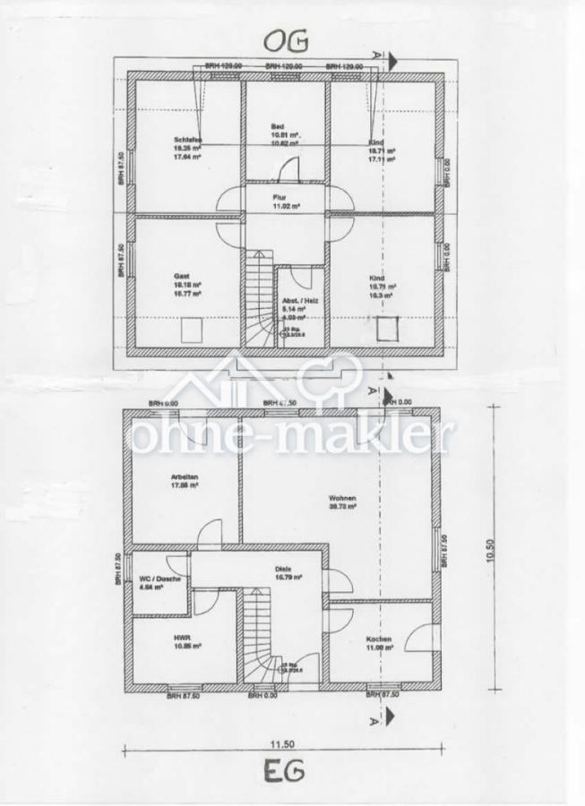 Grundrisse EG und OG