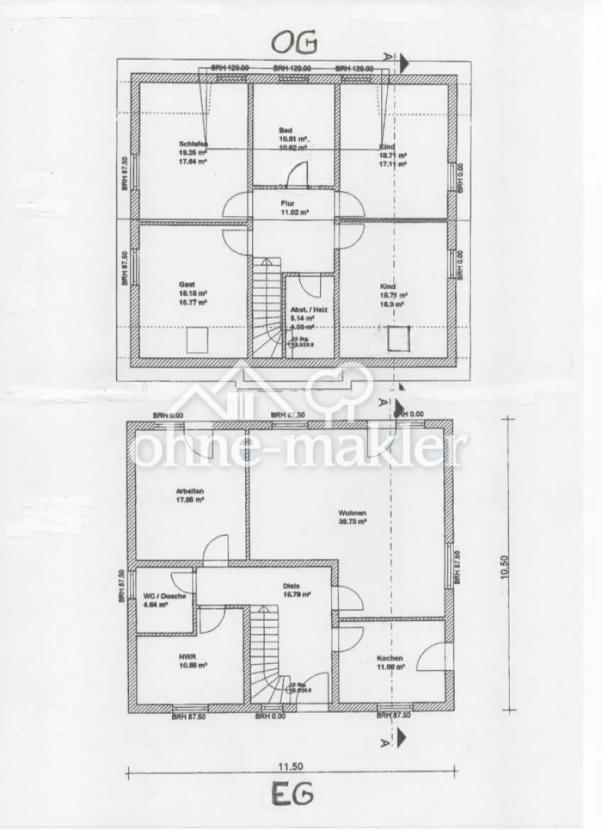 Grundrisse EG und OG