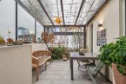 Terrasse im Winter