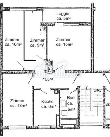 aktuelle Grundriss 4 Zi.