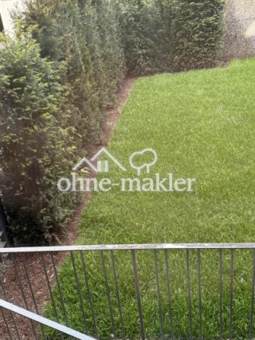 Gartenblick vom Balkon